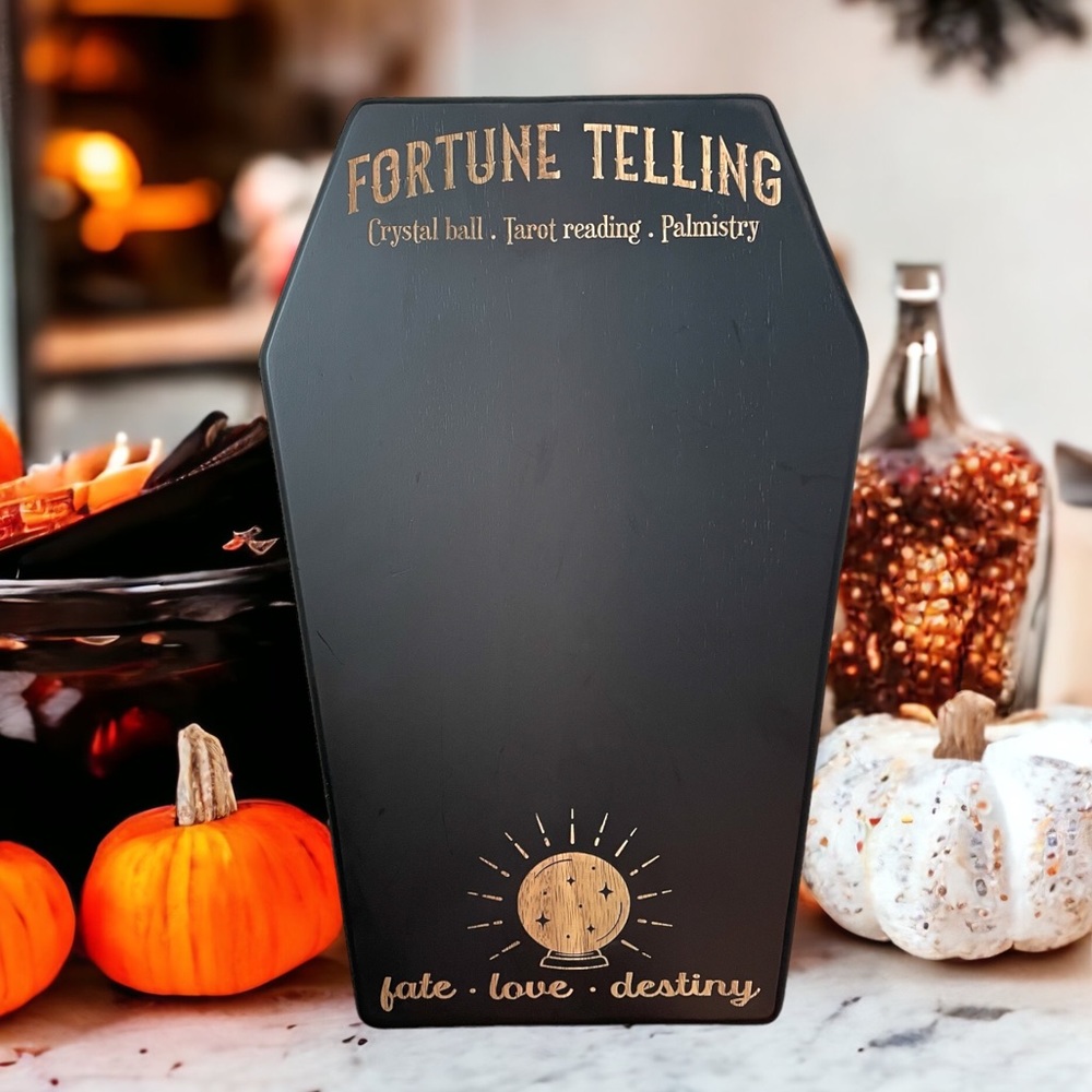 Fortune Teller Custom Engraved Halloween Charcuterie Board